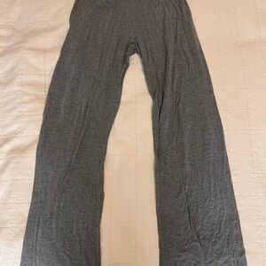 SKIMS Gray Wide-Leg Pants